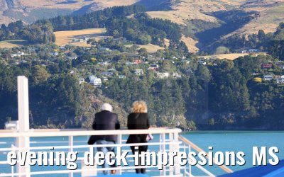 evening deck impressions MS Noordam