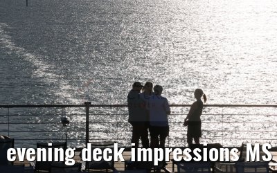 evening deck impressions MS Noordam