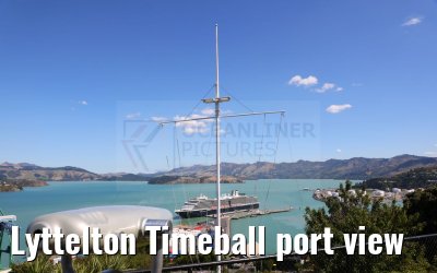 Lyttelton Timeball port view