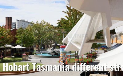 Hobart Tasmania different street impressions 07.03.2023