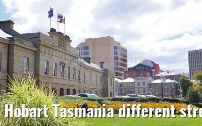 Hobart Tasmania different street impressions 07.03.2023