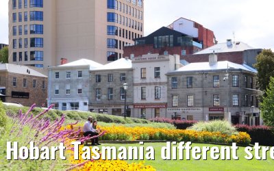 Hobart Tasmania different street impressions 07.03.2023
