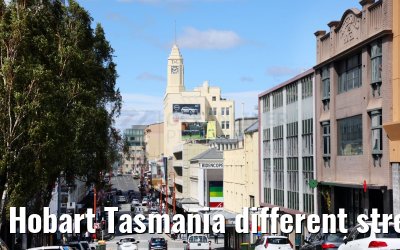 Hobart Tasmania different street impressions 07.03.2023