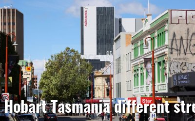 Hobart Tasmania different street impressions 07.03.2023