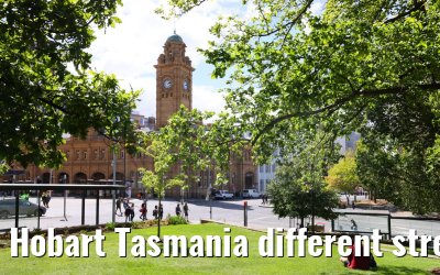 Hobart Tasmania different street impressions 07.03.2023