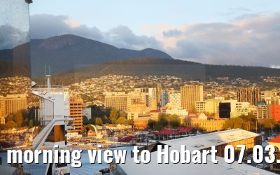 morning view to Hobart 07.03.2023
