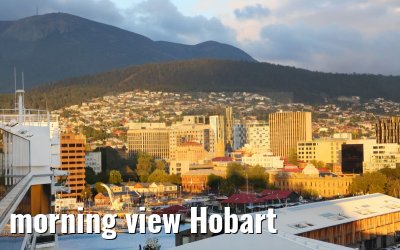 morning view Hobart