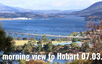morning view to Hobart 07.03.2023