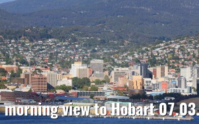 morning view to Hobart 07.03.2023