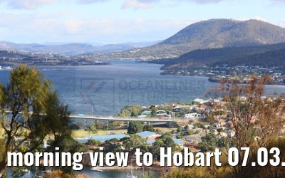 morning view to Hobart 07.03.2023