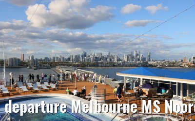 departure Melbourne MS Noordam 09.03.2023