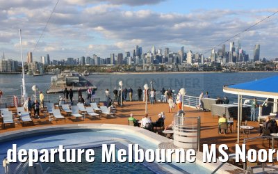 departure Melbourne MS Noordam 09.03.2023