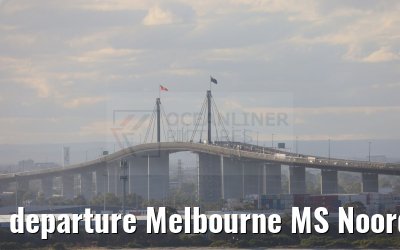 departure Melbourne MS Noordam 09.03.2023