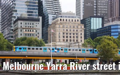 Melbourne Yarra River street impressions and Skyline 09.03.2023
