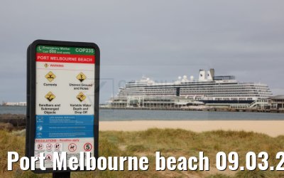 Port Melbourne beach 09.03.2023