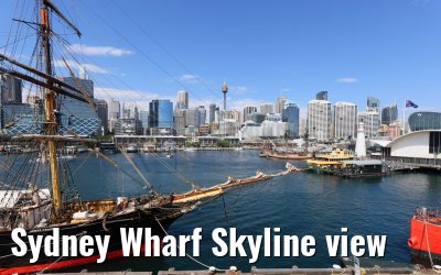Sydney Wharf Skyline view