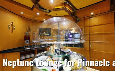 Neptune Lounge for Pinnacle and Neptune Suite Guests