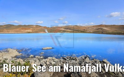 Blauer See am Namafjall Vulkan, Island 21.08.2017