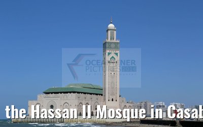 the Hassan II Mosque in Casablanca 14.05.2016