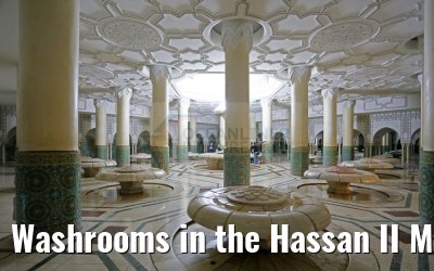 Washrooms in the Hassan II Mosque in Casablanca 14.05.2016