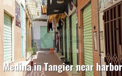 Medina in Tangier near harbor 15.05.2016