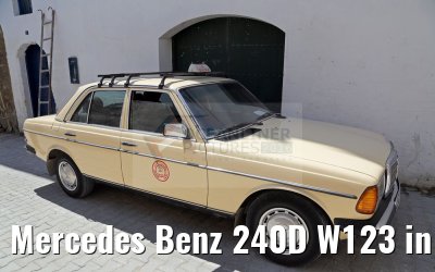 Mercedes Benz 240D W123 in Tangier 15.05.2016