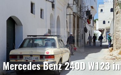 Mercedes Benz 240D W123 in Tangier 15.05.2016