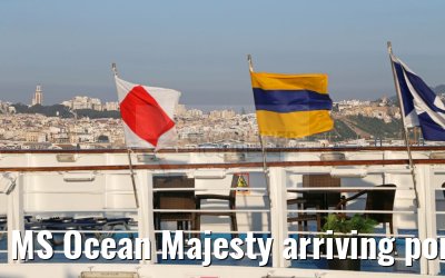 MS Ocean Majesty arriving port of Tangier, Morocco 15.05.2016