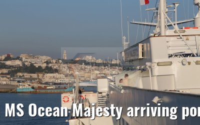 MS Ocean Majesty arriving port of Tangier, Morocco 15.05.2016