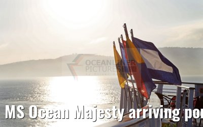 MS Ocean Majesty arriving port of Tangier, Morocco 15.05.2016