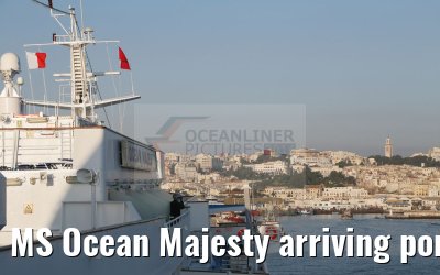 MS Ocean Majesty arriving port of Tangier, Morocco 15.05.2016