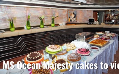 MS Ocean Majesty cakes to viennese coffee hour 15.05.2016