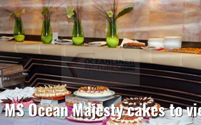 MS Ocean Majesty cakes to viennese coffee hour 15.05.2016