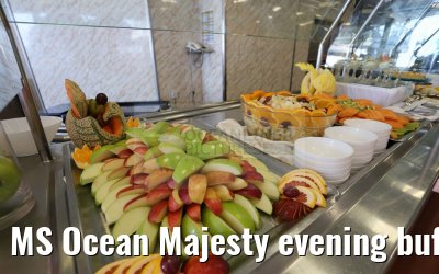 MS Ocean Majesty evening buffet Lido 15.05.2016