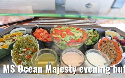 MS Ocean Majesty evening buffet Lido 15.05.2016