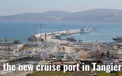 the new cruise port in Tangier 15.05.2016