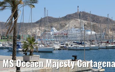 MS Oceaen Majesty Cartagena harbor impressions 16.05.2016