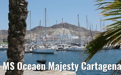 MS Oceaen Majesty Cartagena harbor impressions 16.05.2016