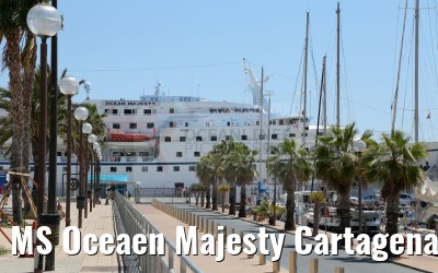 MS Oceaen Majesty Cartagena harbor impressions 16.05.2016