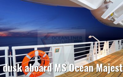 dusk aboard MS Ocean Majesty 17.05.2016