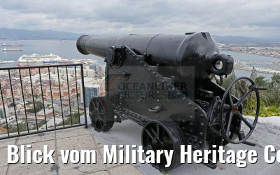 Blick vom Military Heritage Center Gibraltar 07.05.2016
