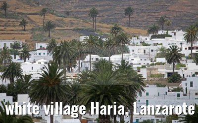 white village Haria, Lanzarote 09.05.2016