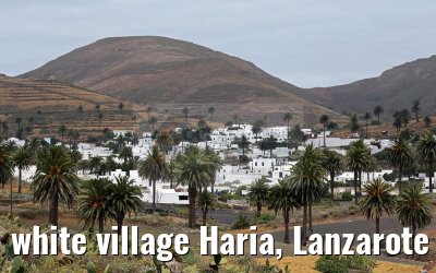 white village Haria, Lanzarote 09.05.2016