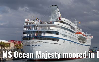 MS Ocean Majesty moored in Las Palmas, Gran Canaria 10.05.2016