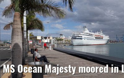 MS Ocean Majesty moored in Las Palmas, Gran Canaria 10.05.2016