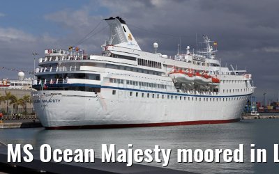 MS Ocean Majesty moored in Las Palmas, Gran Canaria 10.05.2016