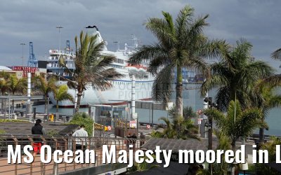 MS Ocean Majesty moored in Las Palmas, Gran Canaria 10.05.2016