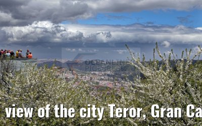 view of the city Teror, Gran Canaria 10.05.2016