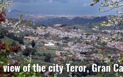view of the city Teror, Gran Canaria 10.05.2016