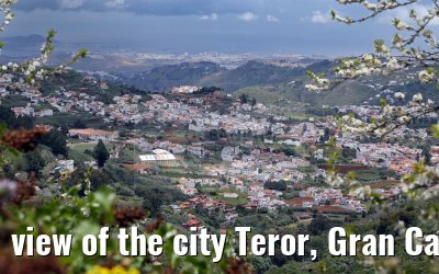 view of the city Teror, Gran Canaria 10.05.2016